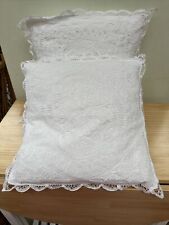 Lace cushion covers for sale  LLANELLI