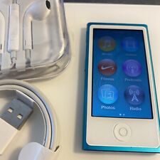 iPod Nano azul 7ta generación 16 GB batería nueva instalada. Nuevo. A2, usado segunda mano  Embacar hacia Mexico