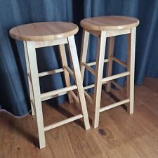 Pair pine stools for sale  PERTH