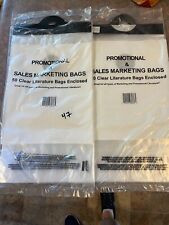 Clear literature bags for sale  Springfield