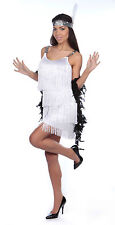 Flapper costume white for sale  ENFIELD