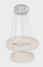 Luminária pendente suspensa HOME DECORATORS com tons de anel de acrílico redondo transparente comprar usado  Enviando para Brazil