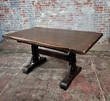 Monterey 1930s Spanish Revival Dining Trestle Table for sale  Shipping to South Africa