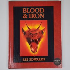 Blood & Iron de Les Edwards 1989 Juegos de libros de arte Taller fuera de imprenta difícil de encontrar segunda mano  Embacar hacia Argentina