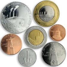 Redonda, conjunto de siete monedas 100 aniversario Titanic Memorial 2012 segunda mano  Embacar hacia Argentina