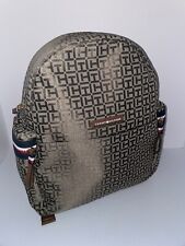 Usado, Bolsa Mochila Tommy Hilfiger Tecido Chocolate Marrom Logotipo 15x12 Novo Sem Etiquetas comprar usado  Enviando para Brazil