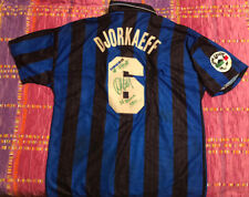 Djorkaeff autografo maglia usato  Italia