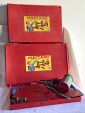 Vintage 1960's Meccano-Assorted Lot Of 2 Empty Boxes, Parts & No. 1 Outfit Book for sale  Shipping to South Africa