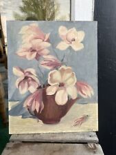vintage magnolia oil painting for sale  Franklin