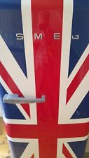 Nevera SMEG con congelador - diseño de bandera Union Jack segunda mano  Embacar hacia Argentina