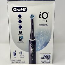 Escova de dentes elétrica recarregável Oral-B iO Series 6 5 modos inteligentes - Black Lava comprar usado  Enviando para Brazil