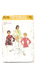 Simplicity pattern 6815 for sale  HUDDERSFIELD