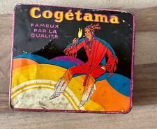 Antique Vintage COGETAMA 20 CIGAR TIN BELGIUM NATIVE AMERICAN for sale  Shipping to South Africa