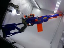 Usado, Nerf n-strike Long Strike cs-6 rifle juguete dardo escopeta de espuma pistola Hasbro FUNCIONANDO segunda mano  Embacar hacia Argentina