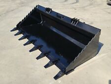 NEW 72"HEAVY DUTY SKID STEER DIRT BUCKET WITH TEETH/BOBCAT/TRACTOR for sale  Thomasville