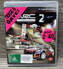 PS3 WRC 2 FIA World Rally Championship jogo com manual de corrida de carros automobilismo, usado comprar usado  Enviando para Brazil