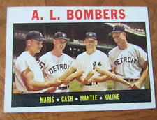 1964 Topps Baseball-Nº 331 Bombardeiros A. L. (Roger Maris, Nyy; Norm Cash, Det; Microfone comprar usado  Enviando para Brazil