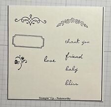 Stampin noteworthy cling for sale  Minneapolis