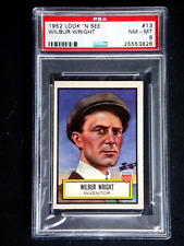 Used, WILBUR WRIGHT 1952 TOPPS LOOK 'N SEE CARD #13 PSA 8 NEAR MINT TO MINT INVENTOR for sale  Shipping to South Africa