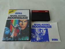 Michael Jackson`s Moonwalker Master System Spiel komplett mit OVP und Anleitung, usado comprar usado  Enviando para Brazil