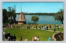 Cypress Gardens FL-Florida The Dutch Windmill, Gardens Of World Vintage Postcard for sale  Shipping to South Africa