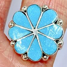 Flower turquoise ring for sale  Rio Rancho