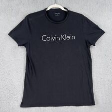 Camiseta Calvin Klein Adulto Pequena Preta Logotipo Gráfico Unissex Masculina Feminina comprar usado  Enviando para Brazil
