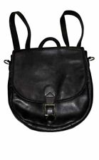 Hobo International Convertible Crossbody Backpack Saddle Bag in Black Leather for sale  Shipping to South Africa