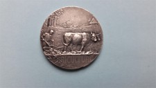 Médaille bronze argenté d'occasion  Franqueville-Saint-Pierre