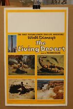 Living Desert 1953 Walt Disney Original Movie Poster 22" x 14" d'occasion  Expédié en France