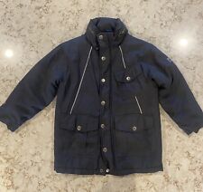 Naartjie Coat Boys 7 XL Hidden Zip Hood Navy Full Zip Mid Weight for sale  Shipping to South Africa