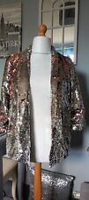 gold sequin blazer for sale  STONEHOUSE
