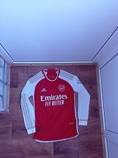 Camiseta deportiva de fútbol americano Arsenal Adidas para el hogar manga larga talla M mediana segunda mano  Embacar hacia Argentina
