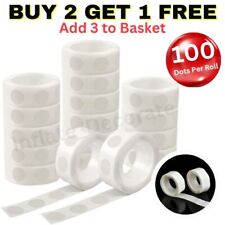 100 adhesive dots for sale  SLOUGH