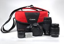 Canon EOS Rebel T5i / EOS 700D 18.0MP Digital SLR Camera with 2 Lens & Case for sale  Shipping to South Africa