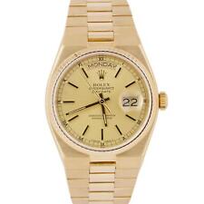 1984 Rolex OysterQuartz Day-Date President Champagne relógio de ouro amarelo 18K 19018 comprar usado  Enviando para Brazil