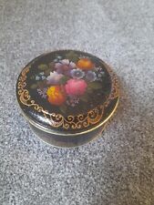 Vintage floral tin for sale  Shipping to Ireland