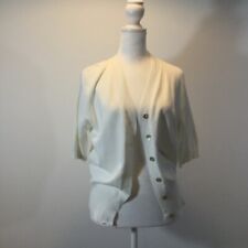 White cotton cardigan for sale  Menomonie