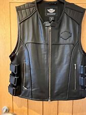 mens leather waistcoat for sale for sale  WHITBY