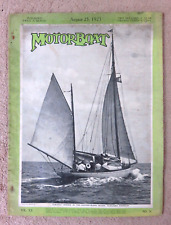 Motorboat magazine august for sale  Windsor Locks