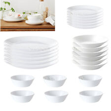 White plates bowls for sale  BRADFORD
