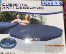 Cubierta redonda de escombros de piscina Intex 15' para piscinas con marco de metal, usado segunda mano  Embacar hacia Argentina