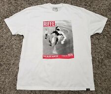 Used, RIFFE Silent Hunter White Spearfishing Hunting Speargun Graphic TShirt Sea Ocean for sale  Shipping to South Africa