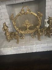 Rococo brass fireplace for sale  Melbourne