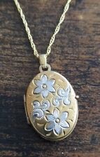 Necklace locket 9ct for sale  SEAFORD