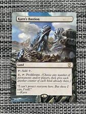 Karn's Bastion MTG New Capenna Commander Hand Painted Extended Altered Art Tentz for sale  Shipping to Canada