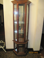 Wood lighted curio for sale  Woodbury