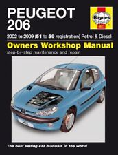 Peugeot 206 Petrol & Diesel (02 - 09) Haynes Repair Manual by Anon Book The comprar usado  Enviando para Brazil