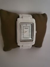 ceramic fossil white watch for sale  Escondido