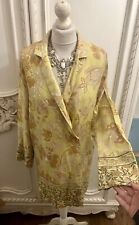 Yellow floral paisley for sale  LONDON
